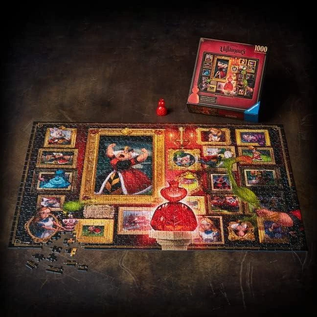 Ravensburger "Villainous" Dėlionė 1000 vnt. - Piktadarė: Alisa stebuklų šalyje