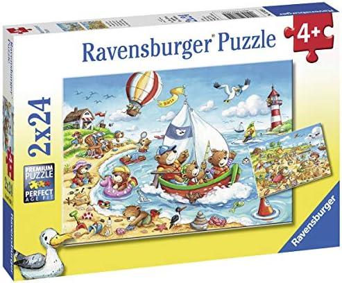 Ravensburger Dėlionė 2x24 vnt. - Atostogos prie jūros