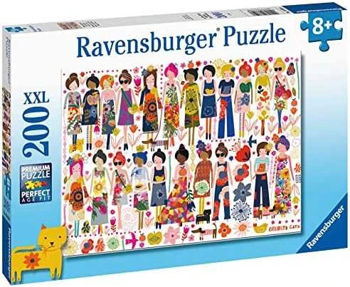 Ravensburger Dėlionė 200 vnt. - Gėlės ir draugai