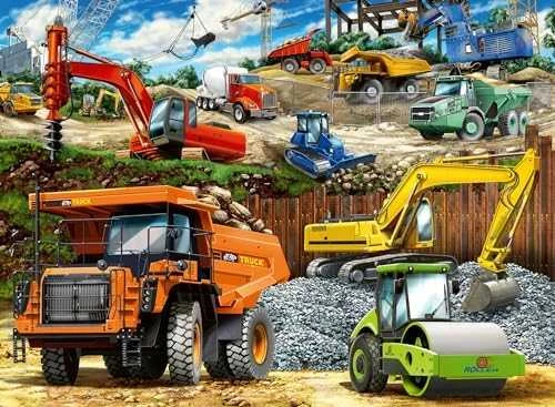 Ravensburger Dėlionė 100 vnt. - Statybinė technika
