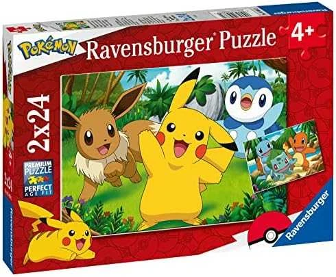 Ravensburger Dėlionė 2x24 vnt. - Pokemonai