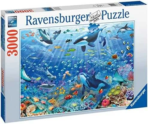 Ravensburger Dėlionė 3000 vnt. - Pramogos po vandeniu