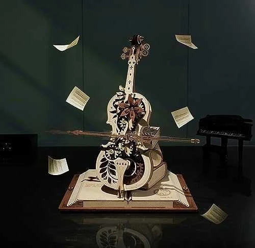 Robotime Muzikinis 3D medinis konstruktorius Magic Cello