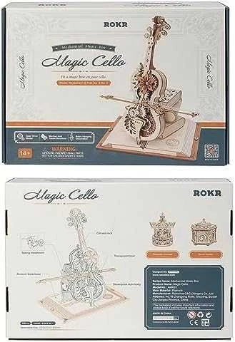 Robotime Muzikinis 3D medinis konstruktorius Magic Cello