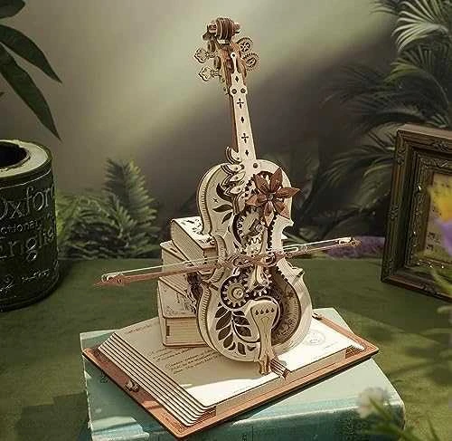 Robotime Muzikinis 3D medinis konstruktorius Magic Cello