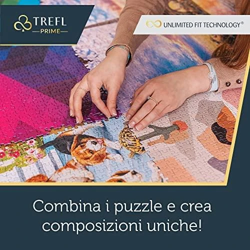 Trefl Dėlionė 1000 vnt. - Mieli gyvūnai