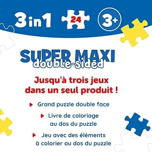 Peppa Pig TREFL Super maxi dėlionė, 24 det.