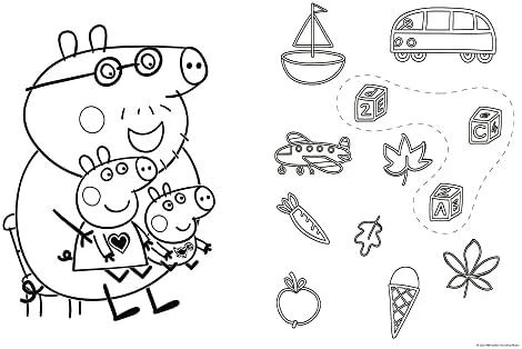 Peppa Pig TREFL Super maxi dėlionė, 24 det.