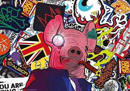 Good Loot WATCH DOGS LEGION: KIAULIŲ KAUKĖS DĖLIONĖS 1000 vnt.