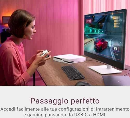 Monitorius Dell S3225QC, 32" 4K UHD (3840x2160) QD-OLED, 120Hz, 0.03ms, FreeSync Premium Pro, HDR True Black 400, Dolby Vision, USB-C, garsiakalbiai
