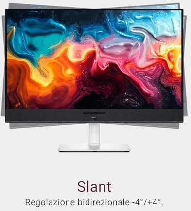 Monitorius Dell S3225QC, 32" 4K UHD (3840x2160) QD-OLED, 120Hz, 0.03ms, FreeSync Premium Pro, HDR True Black 400, Dolby Vision, USB-C, garsiakalbiai