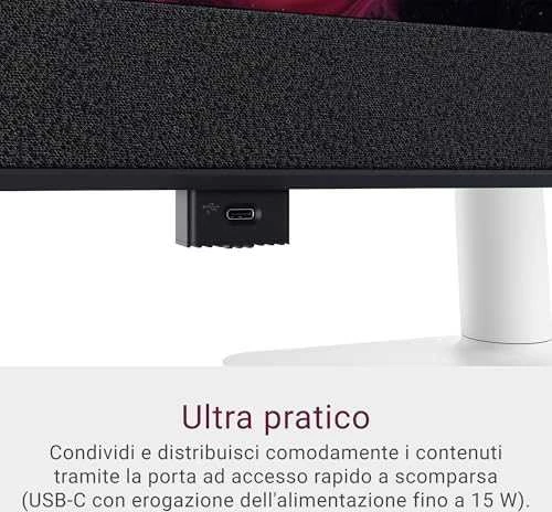 Monitorius Dell S3225QC, 32" 4K UHD (3840x2160) QD-OLED, 120Hz, 0.03ms, FreeSync Premium Pro, HDR True Black 400, Dolby Vision, USB-C, garsiakalbiai