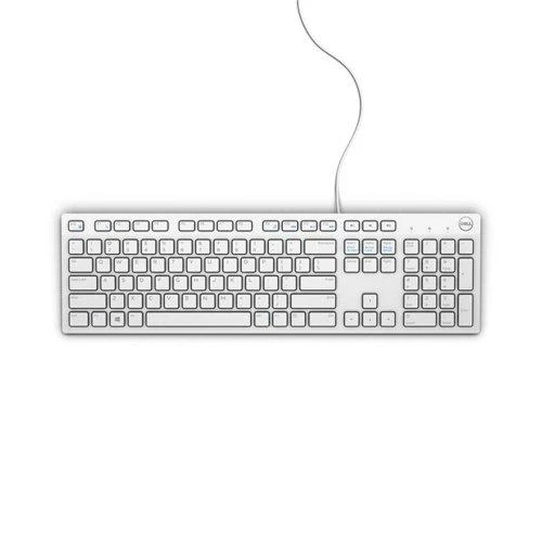 DELL KB216 klaviatūra USB QWERTZ Vokiečių Balta