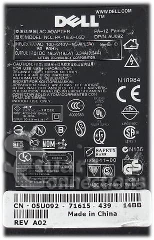 Nešiojamojo kompiuterio maitinimo adapteris Dell 65 W, (5U092)