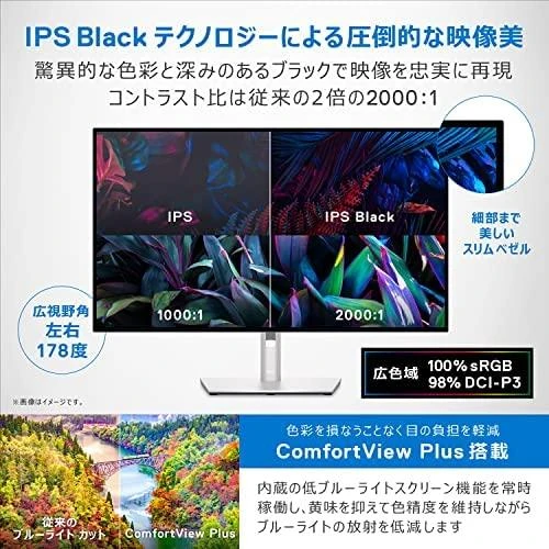 Monitorius Dell UltraSharp U3223QE, 31.5", IPS, 3840 x 2160, 60 Hz, 400 cd/m²
