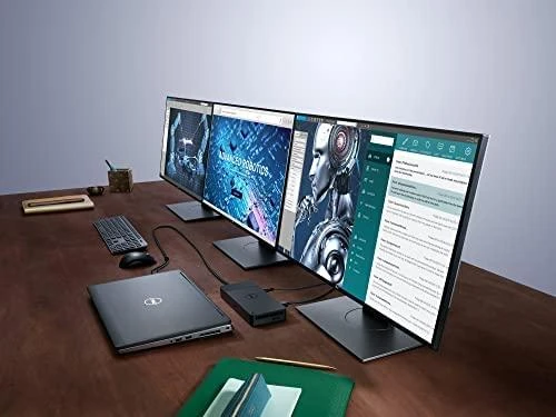 Dell | WD19DCS | Prijungimo stotis | Ethernet LAN (RJ-45) jungtys 1 | DisplayPorts kiekis 2 | USB 3.0 (3.1 Gen 1) Type-C jungtys kiekis 1 | USB 3.0 (3.1 Gen 1) jungtys kiekis 3 | HDMI jungtys kiekis 1