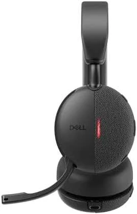 Dell | Pro Ant ausų uždedamos Ausinės | WL5024 | Su mikrofonu | Belaidės | ANC | Juodas
