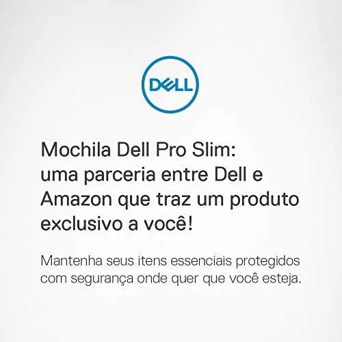 „Dell Pro Slim“ kuprinė, 15 colių, PO1520PS, tinka daugumai 15 colių nešiojamųjų kompiuterių.
