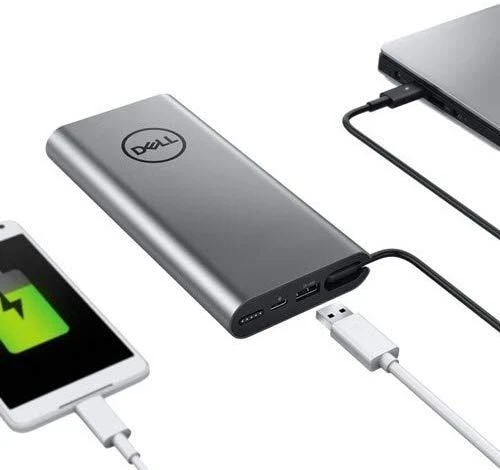 DELL PW7018LC nešiojamasis įkroviklis Sidabras Ličio-jonų (Li-Ion)