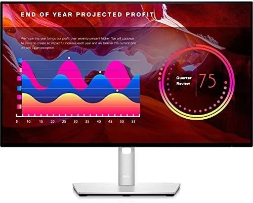 Monitorius Dell LCD U2422HE 23.8 ", IPS, FHD, 1920 x 1080, 16:9, 5 ms, 250 cd/m², Sidabrinis, HDMI jungtys