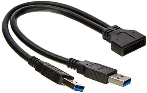 DELOCK kabelio USB 3.0 kaiščio antraštės kištukinis lizdas > 2 x USB 3.0 tipo A kištukas 25 cm