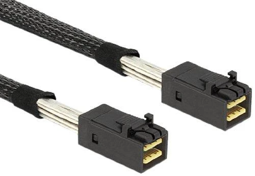 Delock SFF 8643 - SFF 8643, 0.5m, Juodas (83386)