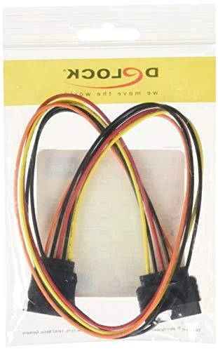 DELOCK prailginimo laido maitinimo SATA 15 kontaktų kištukas > SATA 15 Pin moteriškas 50cm