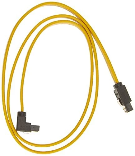 Delock Cable SATA 6 Gb/s žemyn kampuotas 70cm geltonas