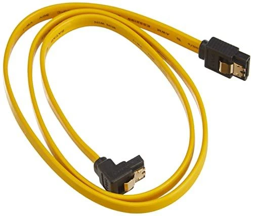 Delock Cable SATA 6 Gb/s žemyn kampuotas 70cm geltonas