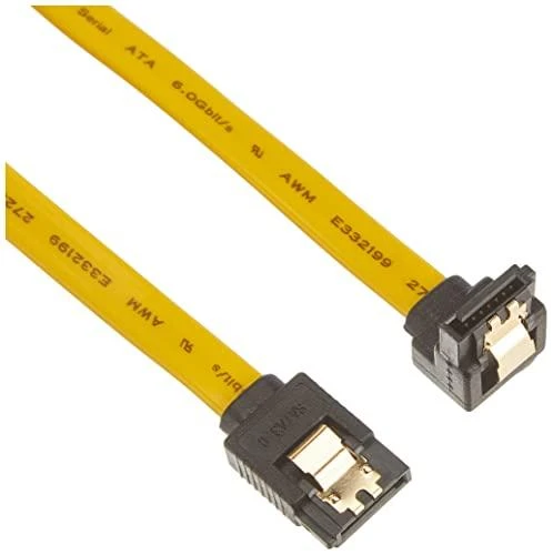 Delock Cable SATA 6 Gb/s žemyn kampuotas 70cm geltonas