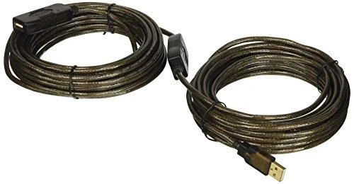 Cable DELOCK 82689 (USB M - USB F, 15m, juodos spalvos)