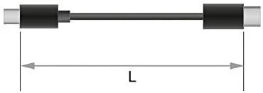 Kabelis Delock HDMI - DVI-D 1m juoda (85582)