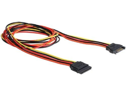DELOCK prailginimo laido maitinimo SATA 15 kontaktų kištukas > SATA 15 Pin moteriškas 50cm
