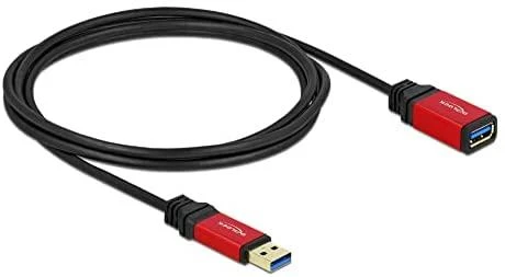 DELOCK Cable USB 3.0 raudonas prailginimas 2,0 m