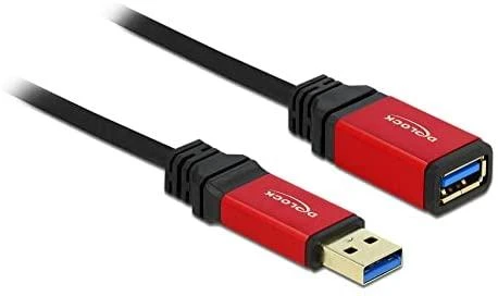 DELOCK Cable USB 3.0 raudonas prailginimas 2,0 m