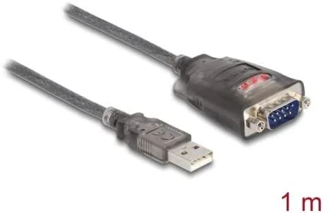 Delock USB į RS-232 adapterio laidas su DB9 jungtimi