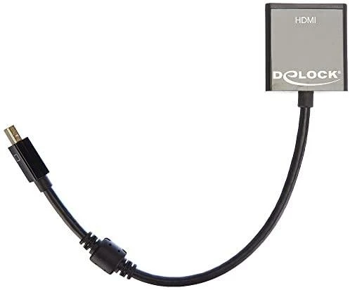 DELOCK Adaptorcable mini DisplayPort 1.2 kištukas > HDMI lizdas juodas 4K Active