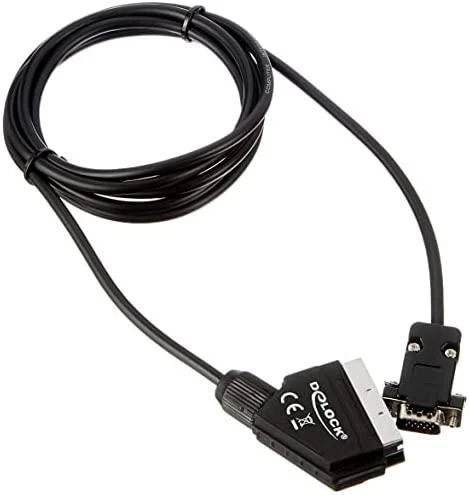 Delock Cable Video Scart kištukas (išvestis) > VGA kištukas (įvestis) 2 m