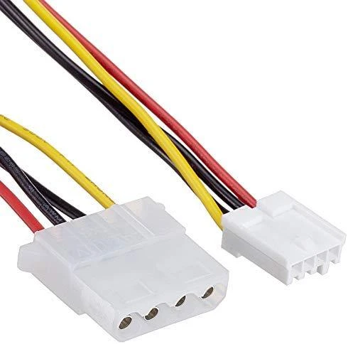 Delock SATA 15 kontaktų – Molex – 4 kontaktų diskelis, 0,3 m daugiaspalvis (65227)