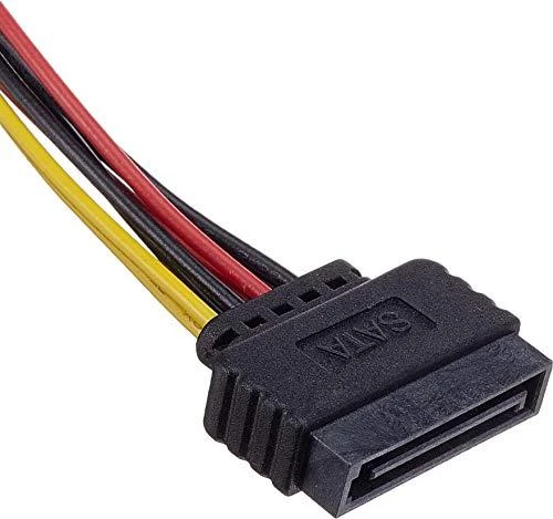 Delock SATA 15 kontaktų – Molex – 4 kontaktų diskelis, 0,3 m daugiaspalvis (65227)