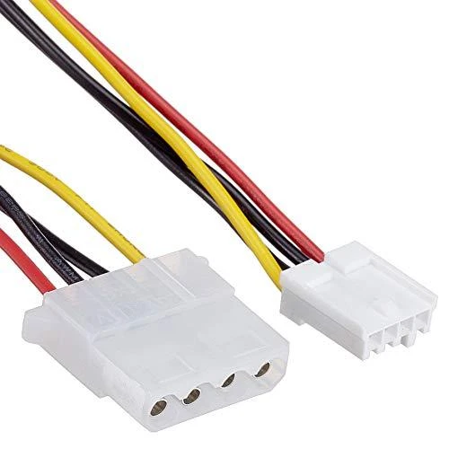 Delock SATA 15 kontaktų – Molex – 4 kontaktų diskelis, 0,3 m daugiaspalvis (65227)
