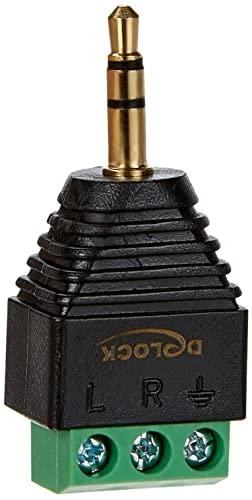 Delock adapterio lizdo kištukas 3,5 mm > gnybtų blokas 3 kontaktų
