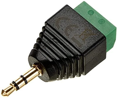 Delock adapterio lizdo kištukas 3,5 mm > gnybtų blokas 3 kontaktų