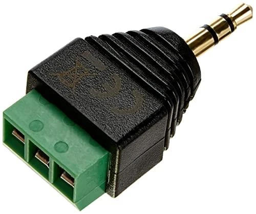 Delock adapterio lizdo kištukas 3,5 mm > gnybtų blokas 3 kontaktų