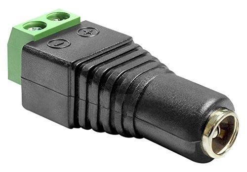 Delock Adapteris DC 2,1 x 5,5 mm lizdas > Gnybtų bloko 2 kontaktas