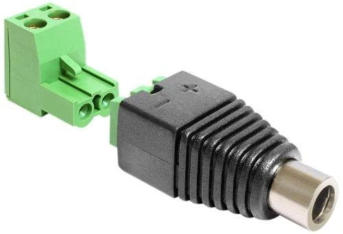Delock adapterio gnybtų blokas > DC 2,5 x 5,5 mm lizdas