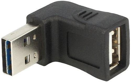 „Delock“ adapteris EASY-USB 2.0-A kištukas > USB 2.0-A lizdas, nukreiptas aukštyn / žemyn