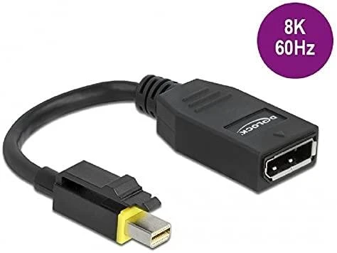 Delock Mini DisplayPort adapteris 8K jungtis