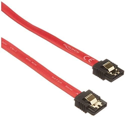 DELOCK Cable SATA 6 Gb/s 50cm tiesus/tiesus