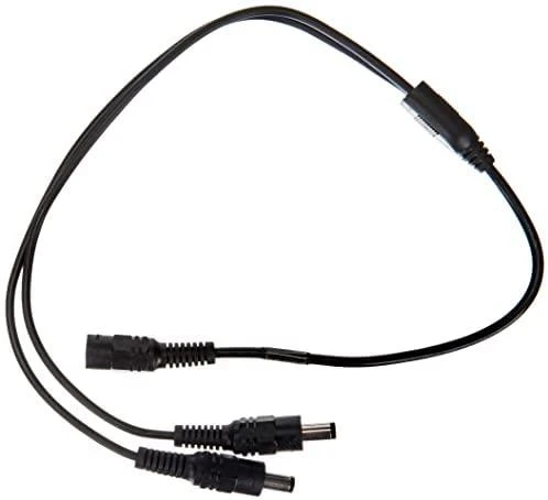 Delock Kabelis 1 x nuolatinė 5,5 mm x 2,1 mm (moteriška) - 2 x nuolatinė 5,5 x 2,1 mm (vyriška) (83286)